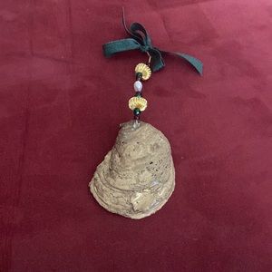 6 inch by 2.5 inch oyster shell decor/ornament